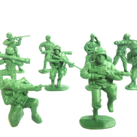 Modelo de Soldado Guerrero Militar de la Segunda Guerra Mundial para Mesa de Arena, de Plástico de Lujo, Personalizado al por Mayor, para Niños