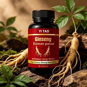 Capsules de ginseng coréen Panax - Extrait de racine haute puissance pour l'énergie, les performances et la mémoire, 60 unités - Product Image 5