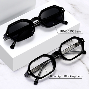 Gafas de Sol Vintage Punk para Hombre HBK <span class=keywords><strong>Concept</strong></span> K40485, Montura Cuadrada Completa de Acetato TR90, Protección UV400, con Logotipo Personalizado, Venta al Por Mayor - Product Image 3