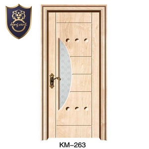 <span class=keywords><strong>Puertas</strong></span> de Baño Resistentes al Viento, Puerta Interior de Madera con Vidrio, Estilo Europeo, <span class=keywords><strong>Puertas</strong></span> Interiores de <span class=keywords><strong>Formica</strong></span> MDF - Product Image 5