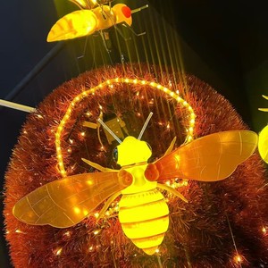 Al Aire Libre impermeable LED <span class=keywords><strong>reina</strong></span> decorativa abeja enjambre parques colmena luces para jardín <span class=keywords><strong>zoológico</strong></span> Navidad Halloween Festival iluminación - Product Image 6