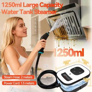 Ensemble de nettoyeur vapeur haute pression portable 2500W pour la maison et la voiture, nettoyage électrique à la vapeur - Product Image 4