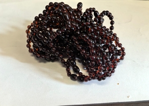 Collana e Braccialetto per Neonati in <span class=keywords><strong>Ambra</strong></span> Naturale del Baltico, Set di Collana e Braccialetto per Dentizione, 33cm 14cm - Product Image 5