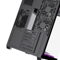 Boîtier Tour Complète ATX Lovingcool avec Filtre Anti-Poussière, Verre Trempé Panoramique, Refroidissement à Flux d'Air Élevé, Conception Facile à Nettoyer pour PC de Gaming Durable