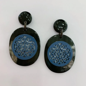 Pendientes de cuerno de Vietnam personalizados para mujer, bonitos estilos de colgante de Aro para bodas, fiestas y regalos, gran oferta - Product Image 3