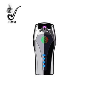 Accessoires pour fumeurs gravés sur mesure, briquet à double arc sans flamme, allumeurs électriques, briquets électroniques pour cigarettes - Product Image 1