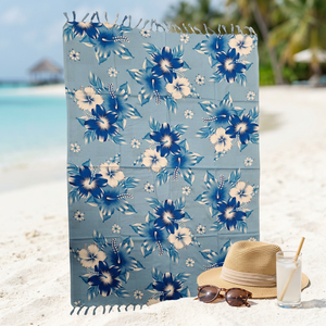 Ropa Iyara Unisex, Ropa Deportiva Boho, Pareo de Playa con Estampado Floral, 100% Rayón, Secado Rápido, Transpirable, Pareo de Playa, Lavalava - Product Image 3
