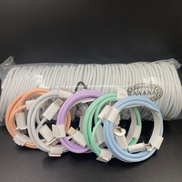 Câble USB Type-C 60W tressé, charge rapide PD, câble USB TYPE C, câble USB-C pour iPhone, câble de chargeur de téléphone portable, câble USB