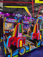 Machine d'arcade Star Fantasy Fighter pour joueurs anglophones, jeu de tir et de course à monnayeur, fabriquée en métal durable