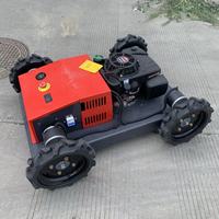 Livraison gratuite Tondeuse à gazon télécommandée 4 roues motrices LK-500 9HP à essence, robot tondeuse RC sur roues pour jardin domestique