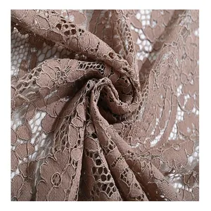 New Style Lower Price Fashion Nylon Cotton Paisley Pattern Lace Fabric For Dress