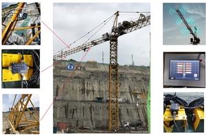 Système anti-collision avec capteurs radar pour grue à tour - Product Image 3