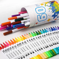 Yihuale — stylo marqueur à double pointe, 120 couleurs, pour croquis, lettrage, aquarelle, stylo de dessin avec fininer