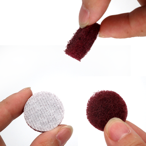 Tampons de nettoyage en nylon à boucles et crochets ronds de 1 pouce (25 mm), mini tampons abrasifs industriels <span class=keywords><strong>pour</strong></span> l'élimination de la peinture, de la rouille et le débavurage - Product Image 3