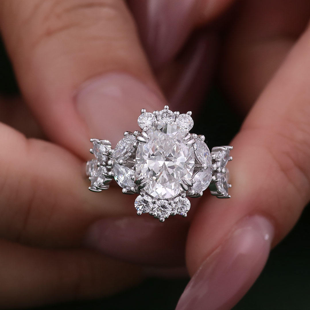 Oro blanco de 14 quilates