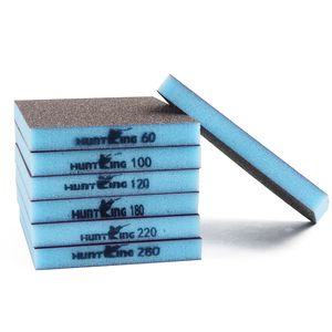 Hai mặt xốp giấy nhám vách thạch cao ướt chà nhám miếng bọt biển vuông mài mòn khối bọt cọ rửa Pad - Product Image 2