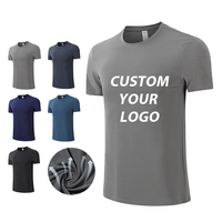 Ropa Deportiva de Alta Calidad para Hombre Adulto, Gimnasio, Fitness, Jogging, Activa, Ligera, Transpirable, Poliéster, Manga Corta, Elástica en Cuatro Direcciones
