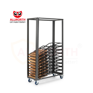 Zware Grote Laadcapaciteit Verstelbare Houten Stalen Opvouwbare Stoel Transport Trolley - Product Image 4