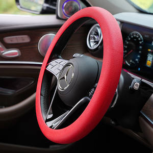 Nueva cubierta deportiva gruesa para <span class=keywords><strong>volante</strong></span>, silicona a prueba de <span class=keywords><strong>sol</strong></span>, antiquemaduras, pieza de mano Universal en forma de D para coche, resistente al desgaste - Product Image 3
