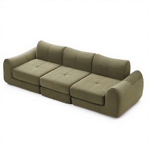 Three Seat Compression Fabric Italian Minimalism Folding Sponge Full Vacuum Living Room Small Apartment - Product Image 2