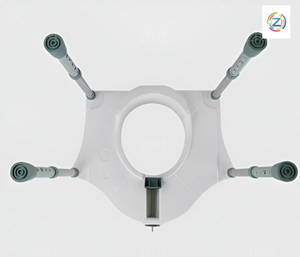Durable PE Self-Assembly Adjustable Raised Toilet Seat Armrest Legs Fashionable Design <strong>Elderly</strong> Care Bathroom Safety Equipment - Product Image 3