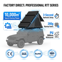 Tente de toit rigide pliable TopFire Custom 4x4 imperméable pour camion, voiture, SUV, MPV