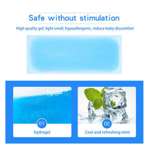 Hot Tendência Produto Pele Rápida Refrigeração Hidrogel Resfriamento Patches para Efeito Rápido Febre Alívio - Product Image 3