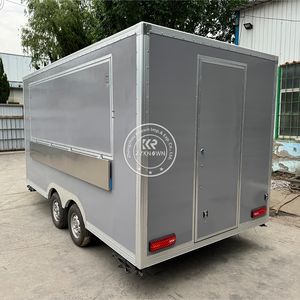 Camión de Comida para Hot Dogs de 10 pies, 2025, Carrito de Comida para Café, Remolque de Comida Rápida Totalmente Equipado con CE - Product Image 6