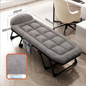 <span class=keywords><strong>Lit</strong></span> de camping pliable robuste avec matelas, capacité réglable, <span class=keywords><strong>lit</strong></span> de couchage portable pour intérieur, extérieur et patio - Product Image 2