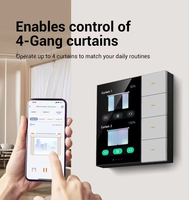 Panel de Control Inteligente LangYeao F3 Pro de 3.5'', 4 Relés + Sensor de Radar Zigbee RS485 para Cortinas, Luces y Atenuación