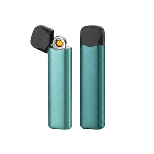Slim Disposable 50K Metal USB <b>Lighter</b> Electronic <b>Rechargeable</b> Windproof Flameless Cigarette <b>Lighter</b> Plasma Arc for Smoker - Product Image 5