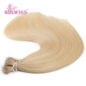 KSWIGS วิกผมพรีเมียมแบบผสมสี ปลายผมนาโน จัดเรียงเกล็ดผมอย่างดี ทนทาน ทำจากผมมนุษย์ สำหรับผู้จัดจำหน่ายและผู้ค้าส่งระดับโลก - Product Image 5