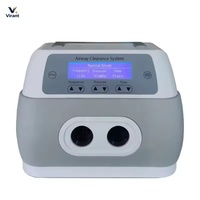 Système de décrassage des voies respiratoires par percussion thoracique haute fréquence de qualité médicale, sur support mobile ultra-silencieux et portable