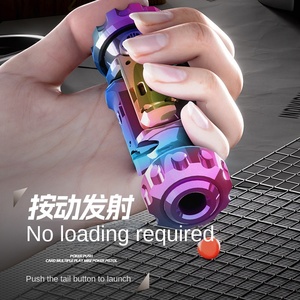 Transfronterizo nueva tarjeta de empuje EDC pistola de juguete Mini Metal negro tecnología Shell choque bomba explosiva <span class=keywords><strong>Fidget</strong></span> Spinners - Product Image 3