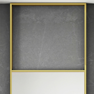 Hiện đại <span class=keywords><strong>Hollow</strong></span>-out treo gương-khung vàng, Hai Lớp Thiết kế, treo tường, cho phòng tắm & khách sạn trang trí nội thất - Product Image 3