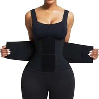 Ceinture abdominale post-partum pour femme, automne-hiver, grande taille, double couche, amincissante, chauffante, vente en gros