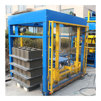 Machine à Briques en Béton Hydraulique Automatique QT4-15 la Plus Vendue en Chine, Machine à Blocs Creux en Béton, Prix Compétitif