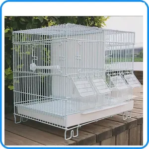 Stapelbare & verdeelbare draadkooi voor papegaaien, parkieten, valkparkieten en lories - Product Image 3