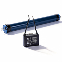 Condensateur de marche pour moteur AC à film mince métallisé CBB61 2.5UF 3.5UF 3UF 250V 370V 450V 50Hz/60Hz avec fils de 10cm et 3cm de longueur
