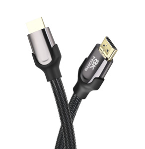 Câble <span class=keywords><strong>HDMI</strong></span> 2.1 en alliage de zinc <span class=keywords><strong>certifié</strong></span> 8K, cordon <span class=keywords><strong>HDMI</strong></span> ultra haute vitesse tressé, compatible 4K 240Hz avec HDR dynamique pour ordinateur portable - Product Image 3