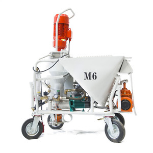 YANFENG Pulverizador eléctrico de <span class=keywords><strong>mortero</strong></span> de cemento de mezcla automática Similar PFT G4 G5 Motor de bomba Componentes de núcleo Yeso de uso doméstico 380V - Product Image 1
