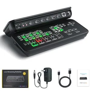 HDMI Preview Output CCTV Channel Switching Station Audio And Video Switcher Mixer Hdmi Live Stream Video Switcher