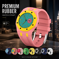 Neues Uhrenarmband Silikon-Uhrenband für AP X Smartwatch Royal Pop Watch Conversion Armband-Set