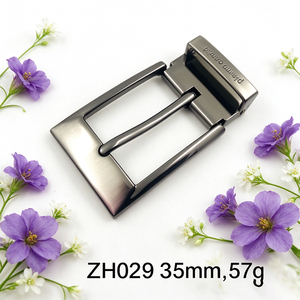 Boucle de ceinture pour homme en alliage de zinc 35 mm, boucle à ardillon avec clip, finition polie miroir, pour ceinture en cuir de style professionnel, pièce de rechange. - Product Image 6