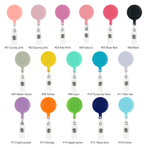 Kovict SunronyWholesale personnalisé pince crocodile bobine d'insigne rétractable infirmière porte-Badge Silicone perlé ID Badge 360 Rotation - Product Image 2