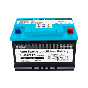 Nouvelle batterie de démarrage-arrêt LiFePO4 YESA 12V 65Ah haute performance, CCA 1000 élevé, remplace les batteries au plomb AGM LBN3 - Product Image 1