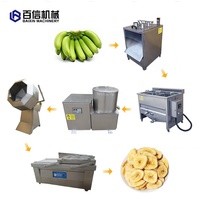 Ligne de production complète de chips de banane plantain, ligne de production de chips de banane plantain, machines de production de chips de banane, vente chaude
