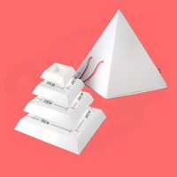 Neue Maßgefertigte Pyramidenförmige Catering-Verpackung aus Lebensmittelqualität für Partys, Brot, Desserts und Snacks