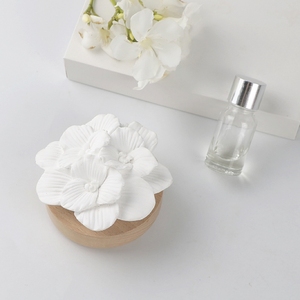 Ambientador de yeso aromático para decoración de cerámica perfumada en stock, difusor de aceite esencial con fragancia de flores de madera de porcelana para el hogar - Product Image 1