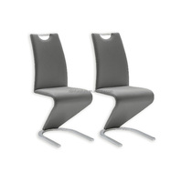 Mobilier de maison moderne en forme de S, chaise de salon et de salle à manger en cuir tissé élégant, chaises de salle à manger en forme de Z